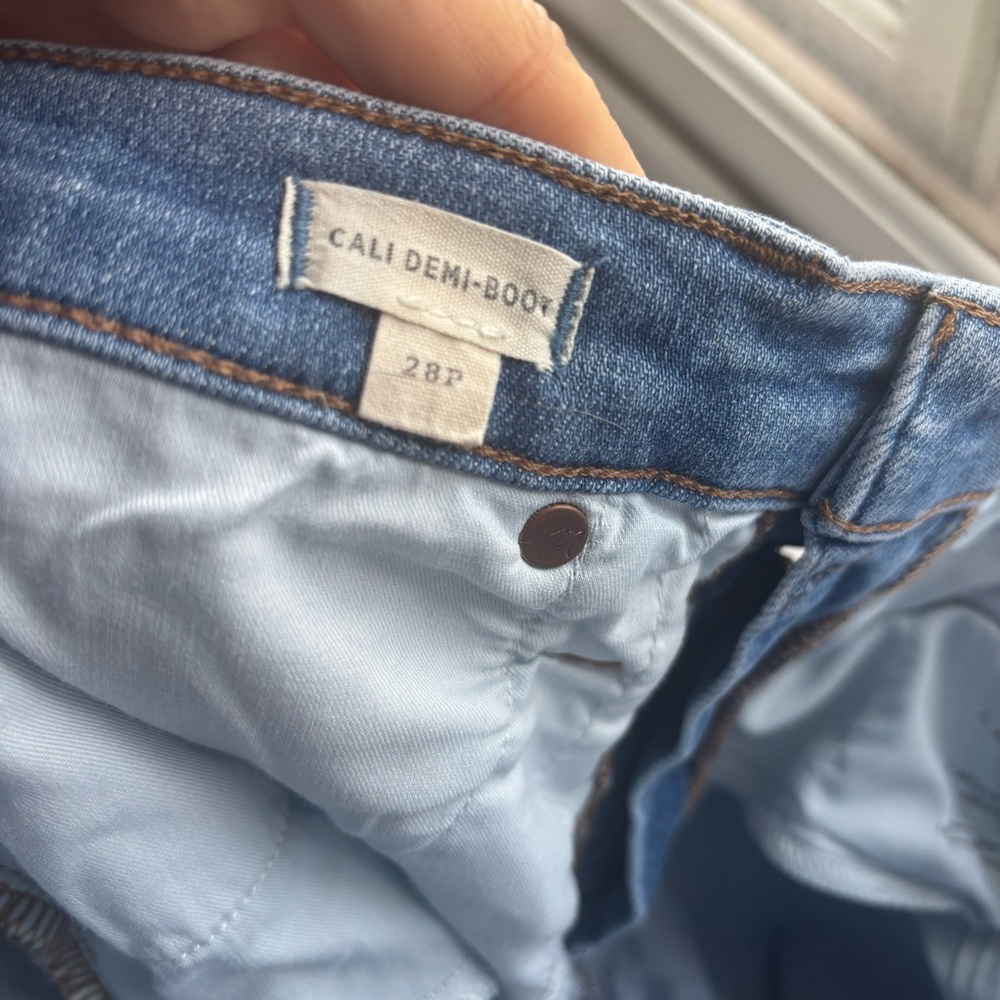 Madewell Demi Boot Blue Jeans - Picture 7 of 10
